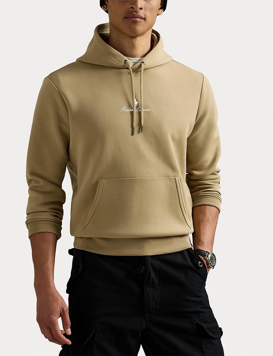 Polo Ralph Lauren - Logo Double-Knit Hoodie - hættetrøjer - surrey tan - 5