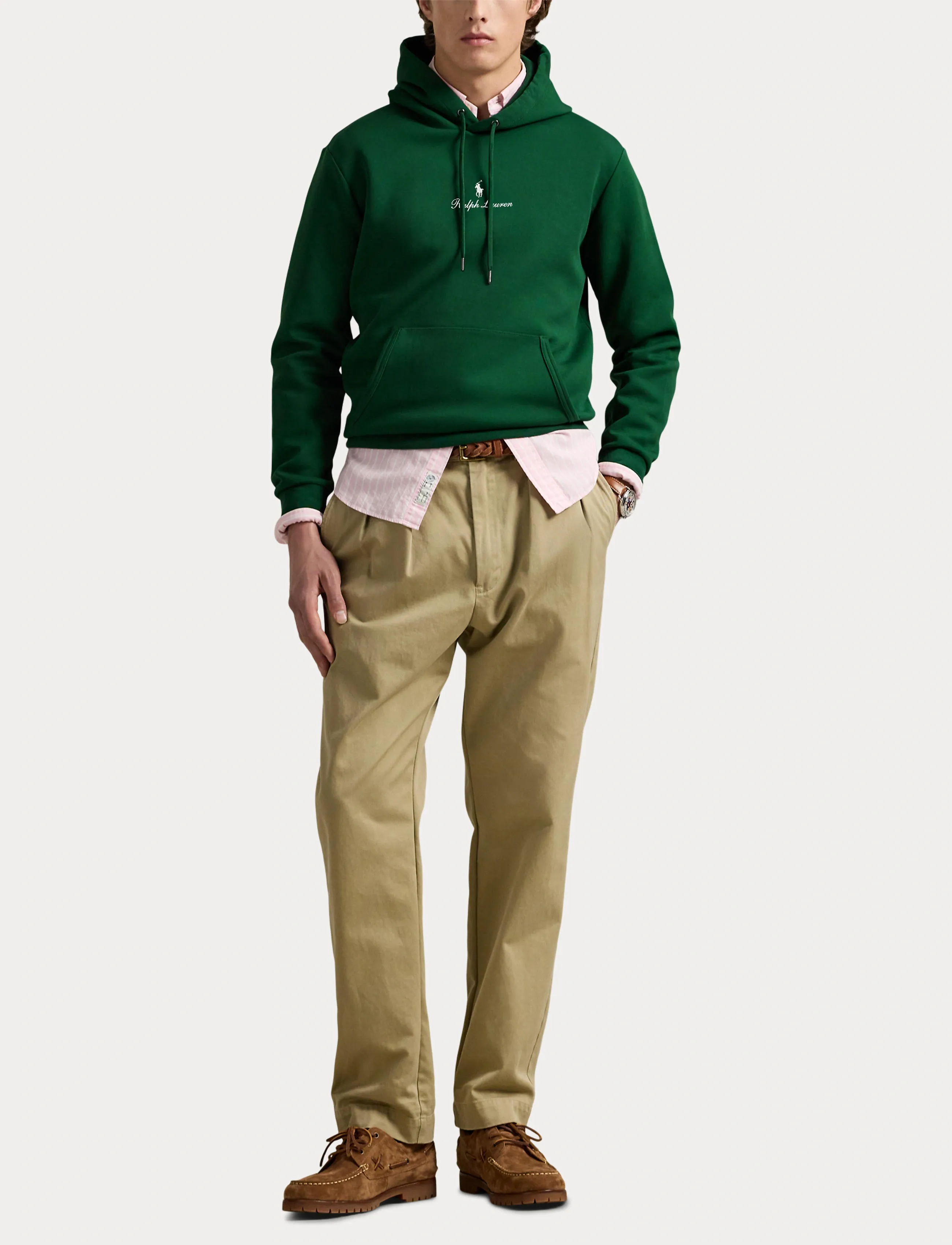 Logo Double-Knit Hoodie 4