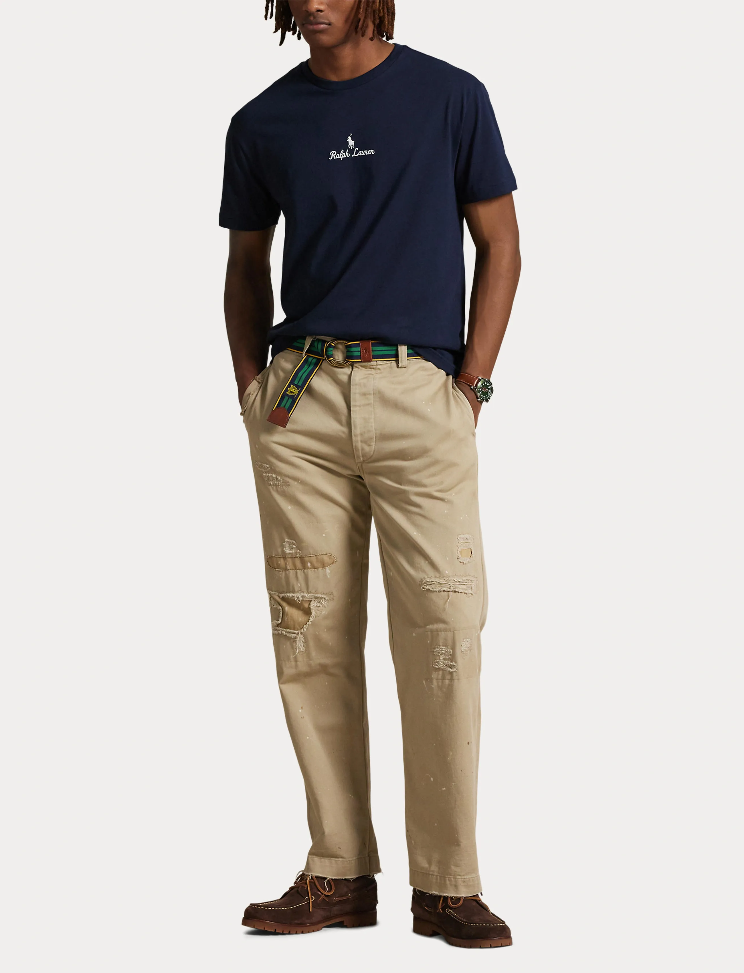 Polo Ralph Lauren - Classic Fit Logo Jersey T-Shirt - kortærmede t-shirts - aviator navy - 4