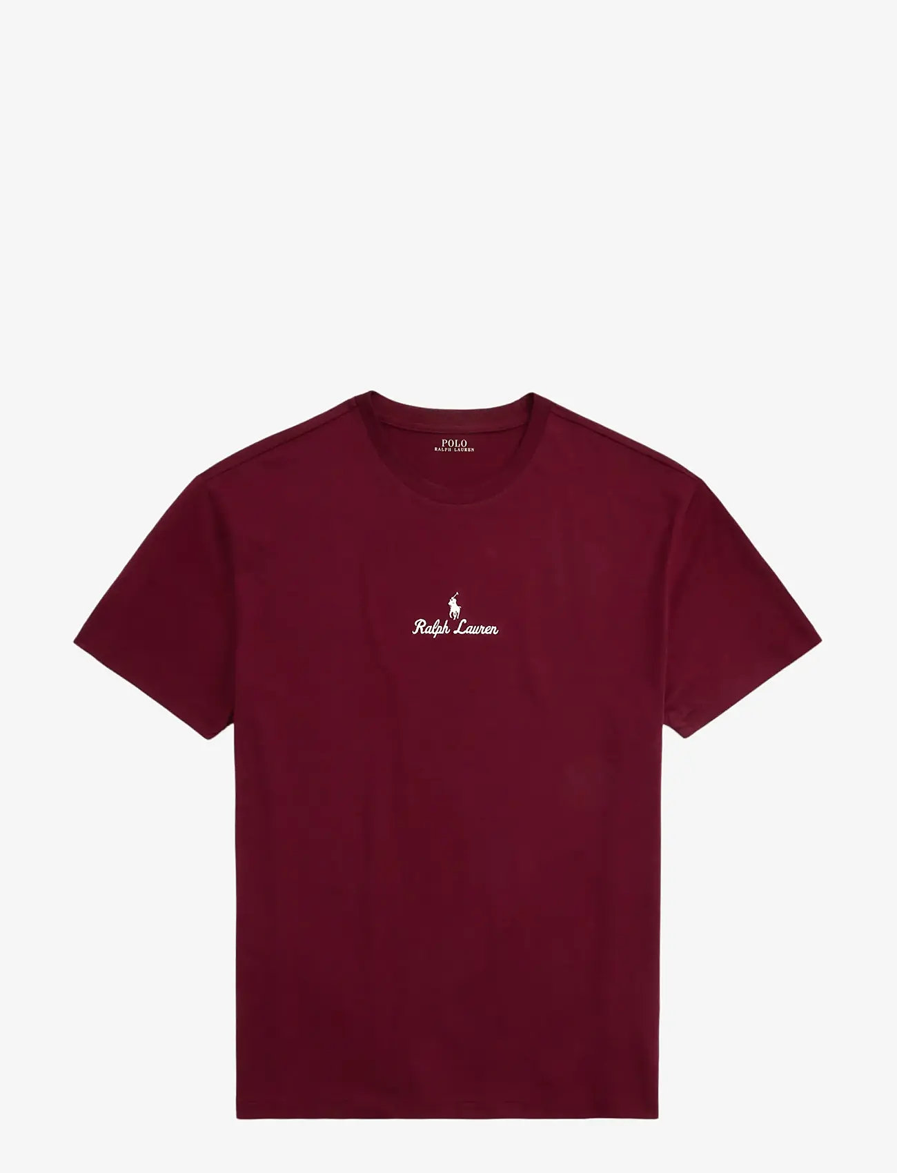 Polo Ralph Lauren - Classic Fit Logo Jersey T-Shirt - t-shirts - classic wine - 1