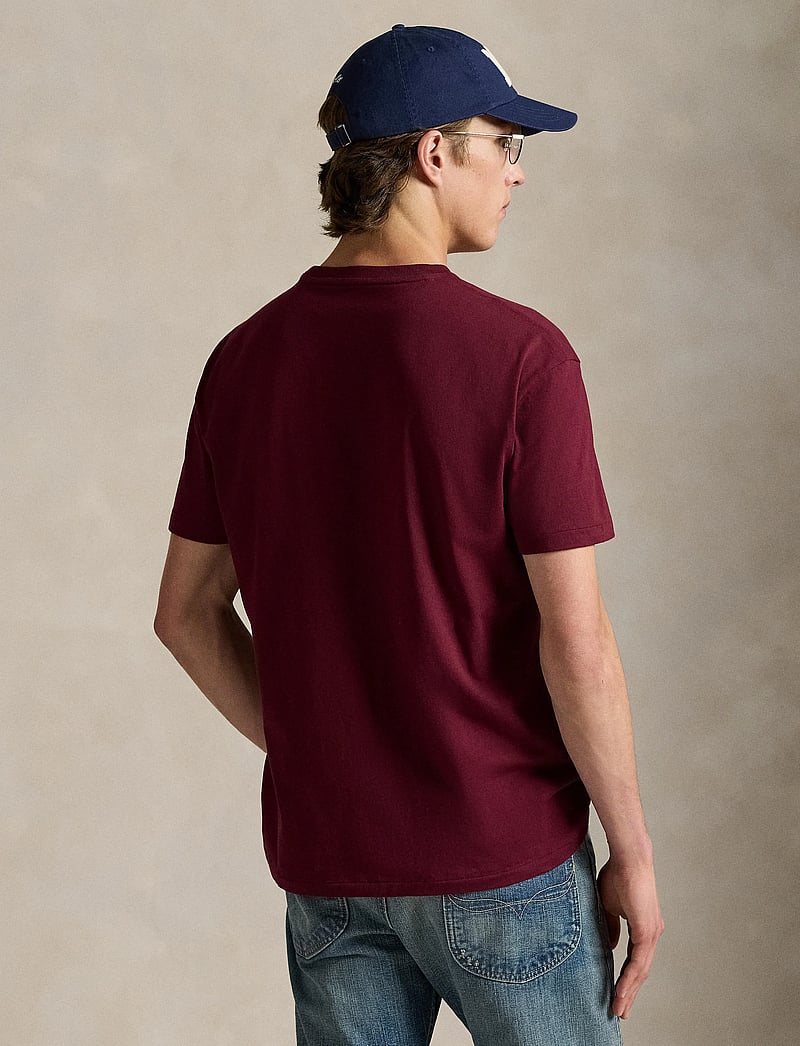 Polo Ralph Lauren - Classic Fit Logo Jersey T-Shirt - t-shirts - classic wine - 2