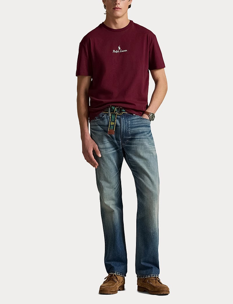 Polo Ralph Lauren - Classic Fit Logo Jersey T-Shirt - t-shirts - classic wine - 4