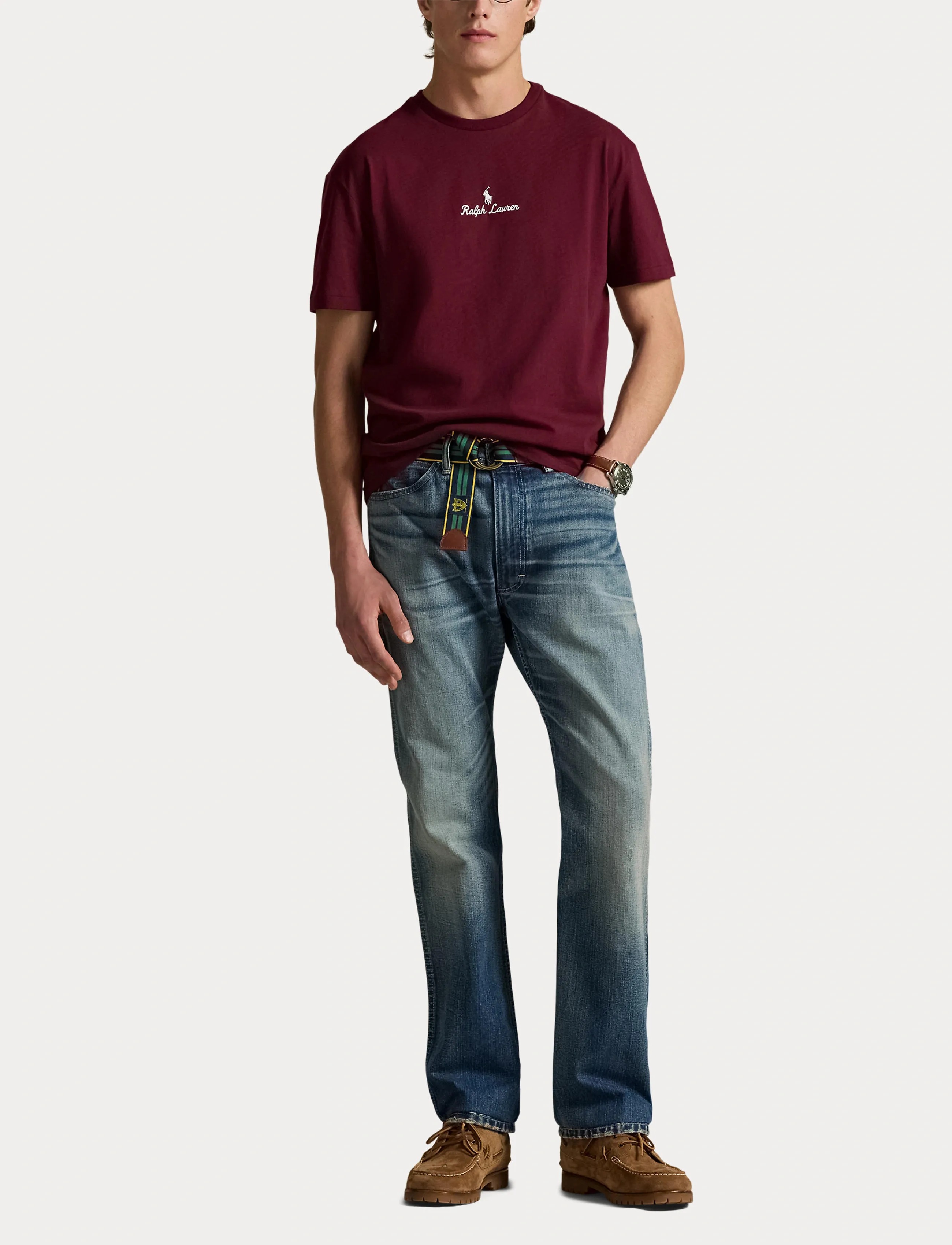 Polo Ralph Lauren - Classic Fit Logo Jersey T-Shirt - kurzärmelig - classic wine - 4