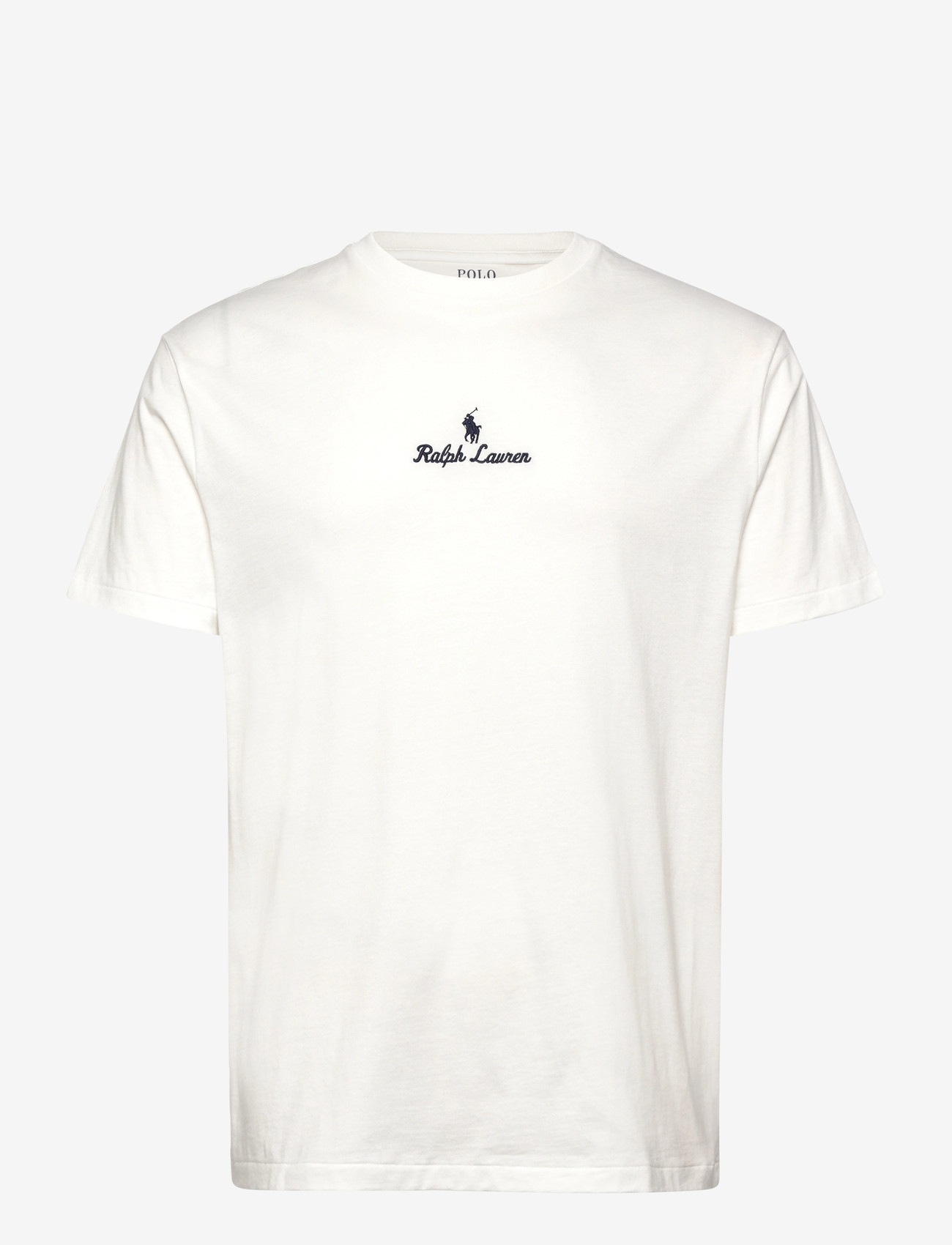 Polo Ralph Lauren - Classic Fit Logo Jersey T-Shirt - kortærmede t-shirts - deckwash white - 1