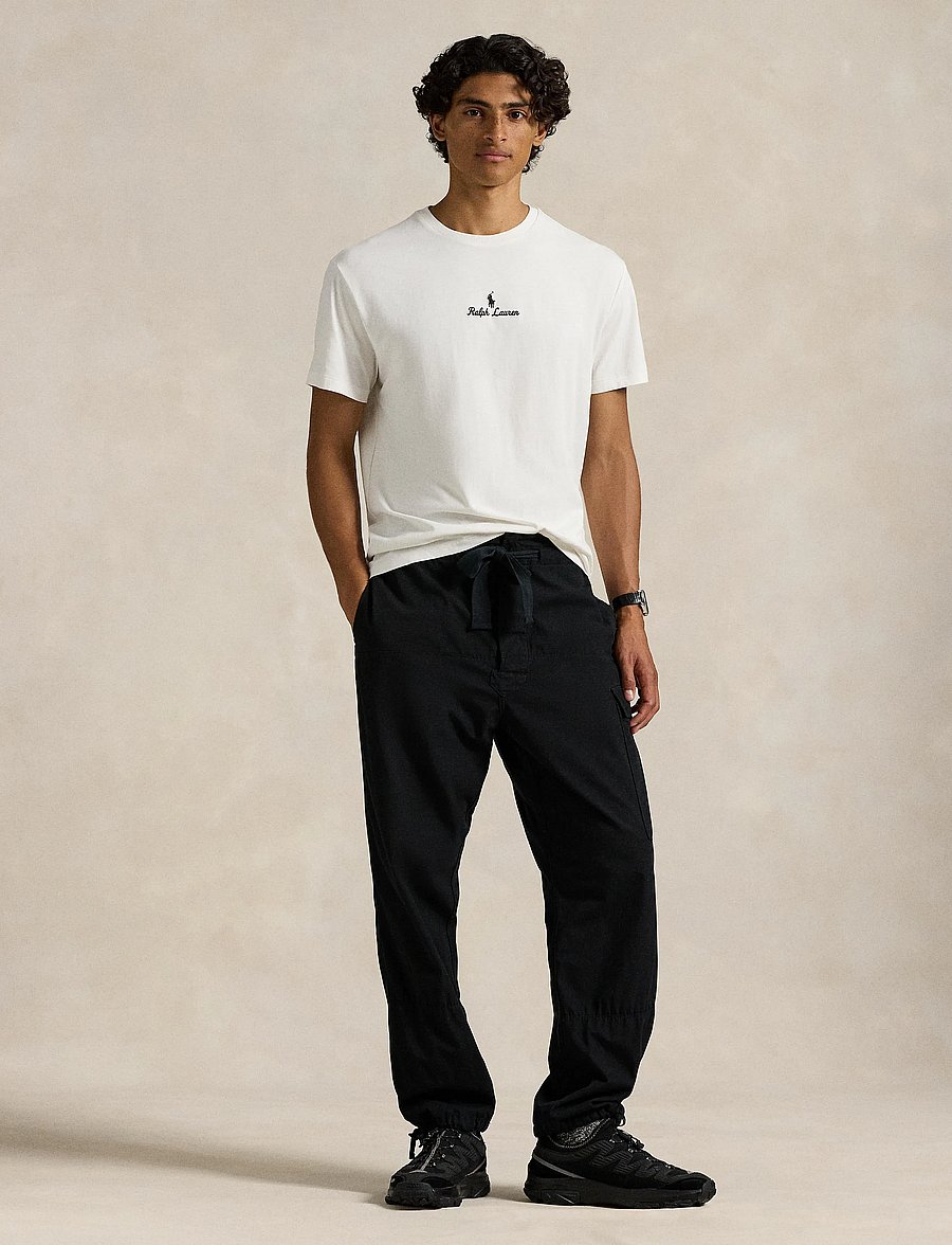 Polo Ralph Lauren - Classic Fit Logo Jersey T-Shirt - marškinėliai trumpomis rankovėmis - deckwash white - 0