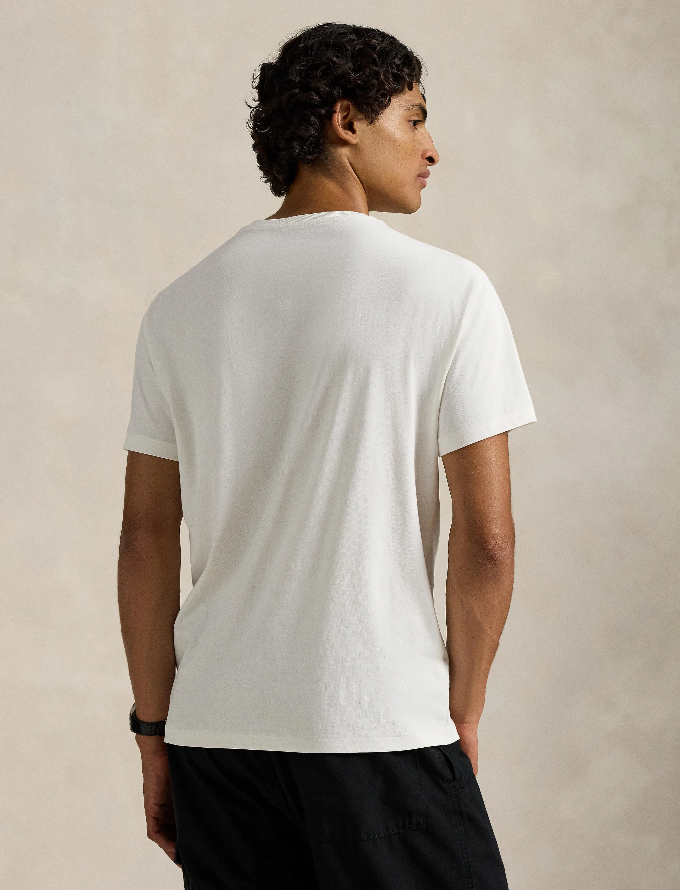Polo Ralph Lauren - Classic Fit Logo Jersey T-Shirt - marškinėliai trumpomis rankovėmis - deckwash white - 3