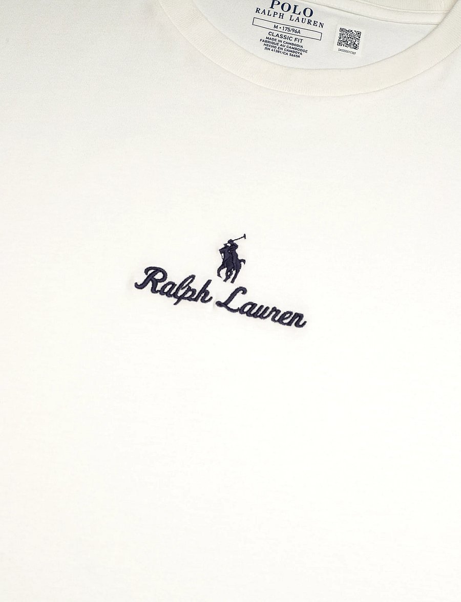 Polo Ralph Lauren - Classic Fit Logo Jersey T-Shirt - marškinėliai trumpomis rankovėmis - deckwash white - 5