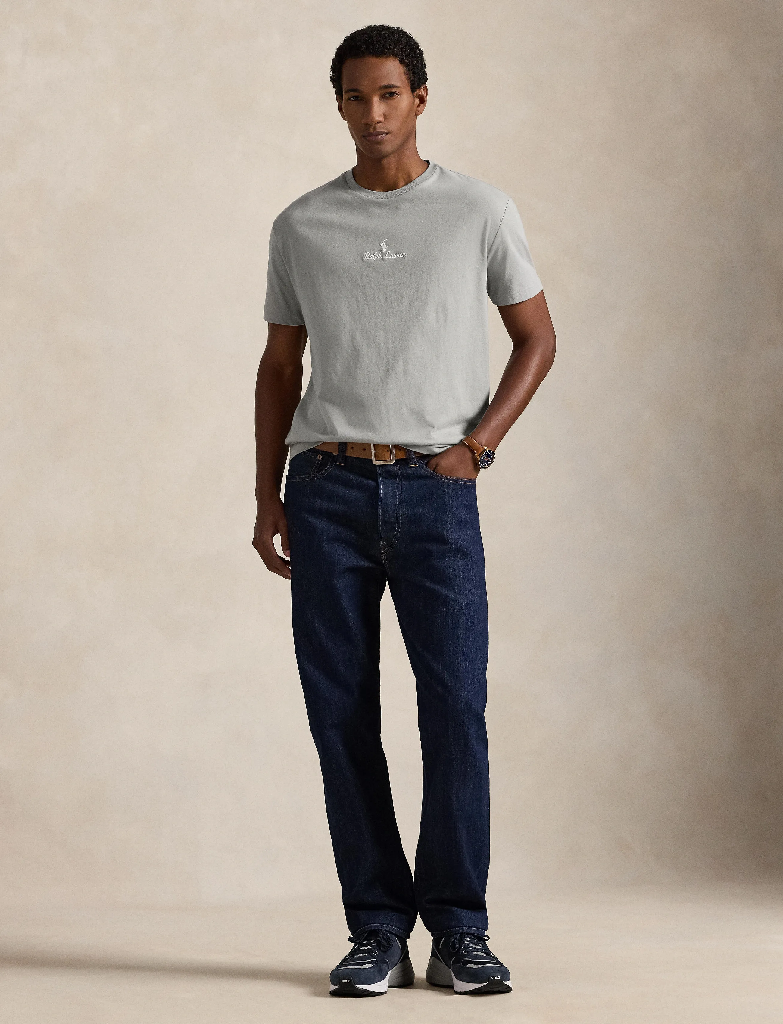 Polo Ralph Lauren Classic Fit Logo Jersey T-Shirt - T-särgid - SOFT GREY / grey