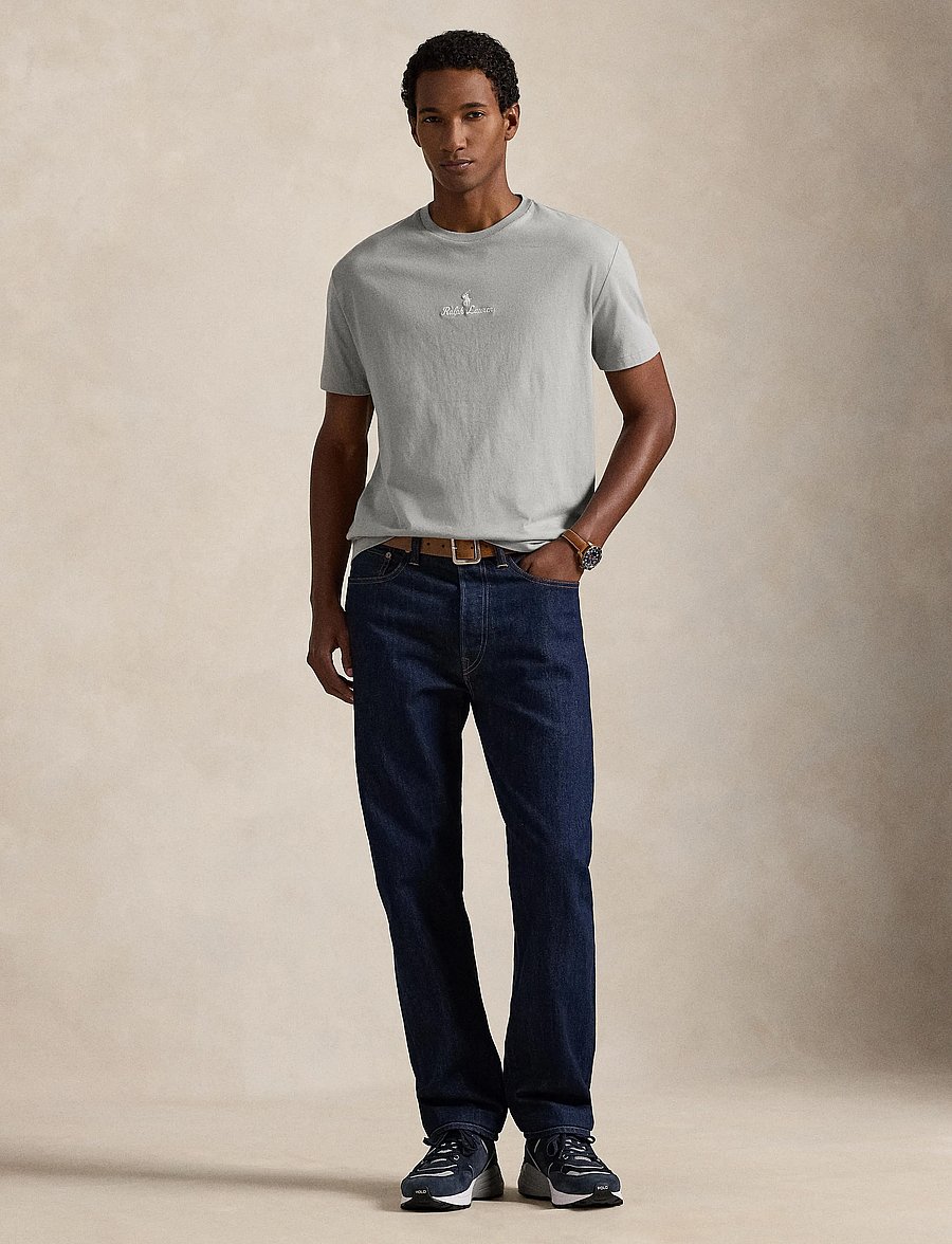 Polo Ralph Lauren - Classic Fit Logo Jersey T-Shirt - kortærmede t-shirts - soft grey - 0