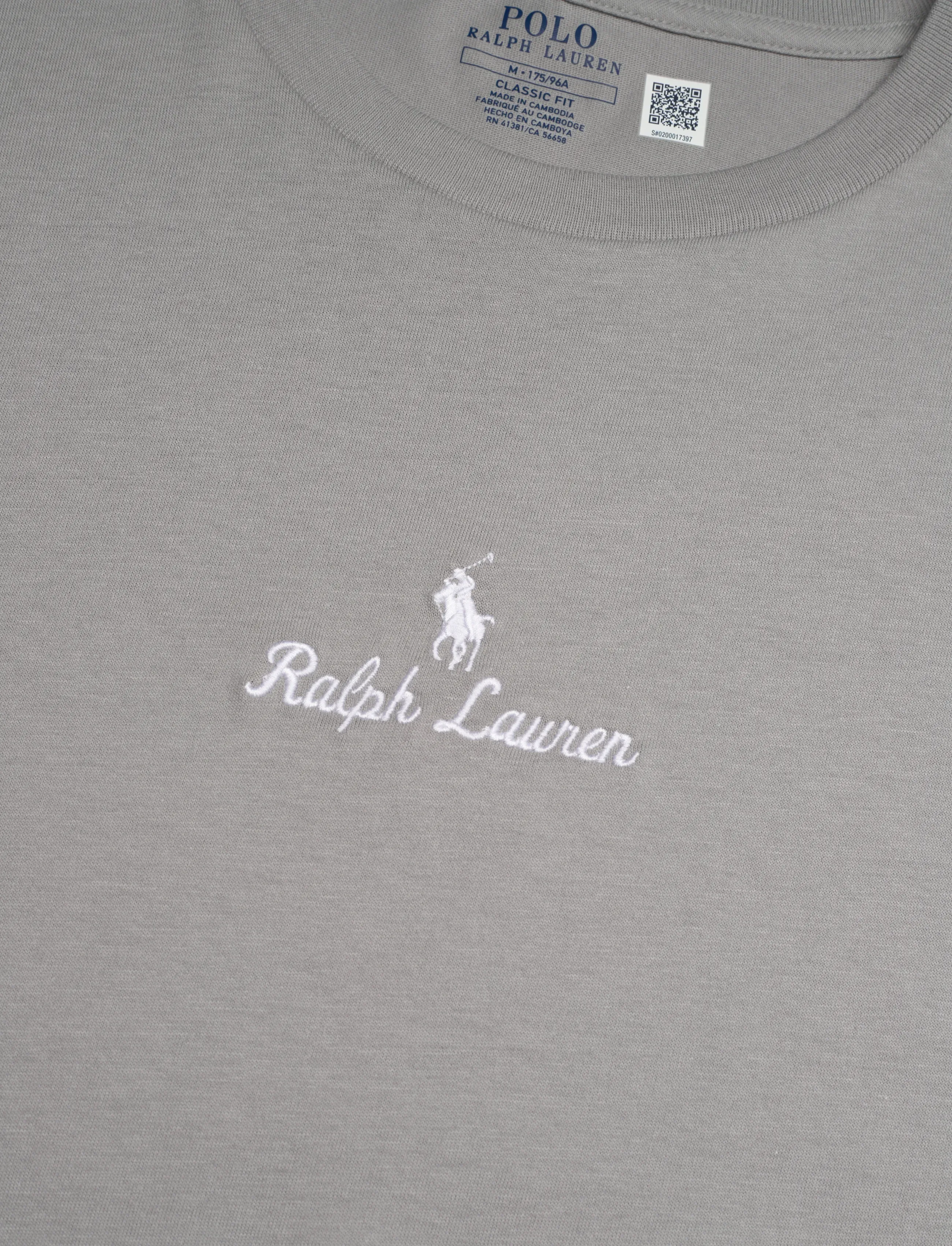 Polo Ralph Lauren - Classic Fit Logo Jersey T-Shirt - kortærmede t-shirts - soft grey - 4