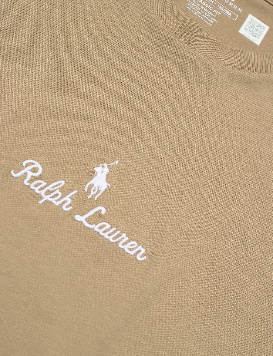 Polo Ralph Lauren - Classic Fit Logo Jersey T-Shirt - stutterma bolir - surrey tan - 2