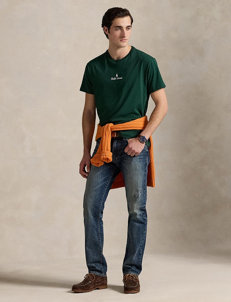 Polo Ralph Lauren - Classic Fit Logo Jersey T-Shirt - kortärmade t-shirts - vintage pine - 0