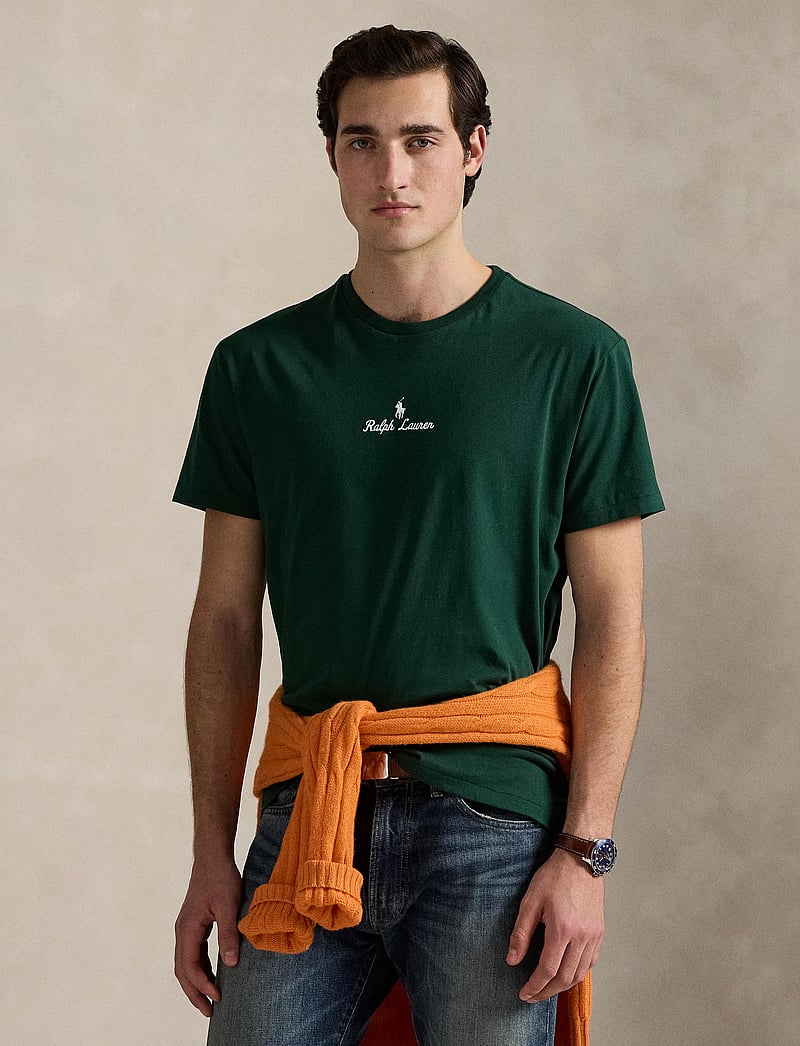 Polo Ralph Lauren - Classic Fit Logo Jersey T-Shirt - kortärmade t-shirts - vintage pine - 3