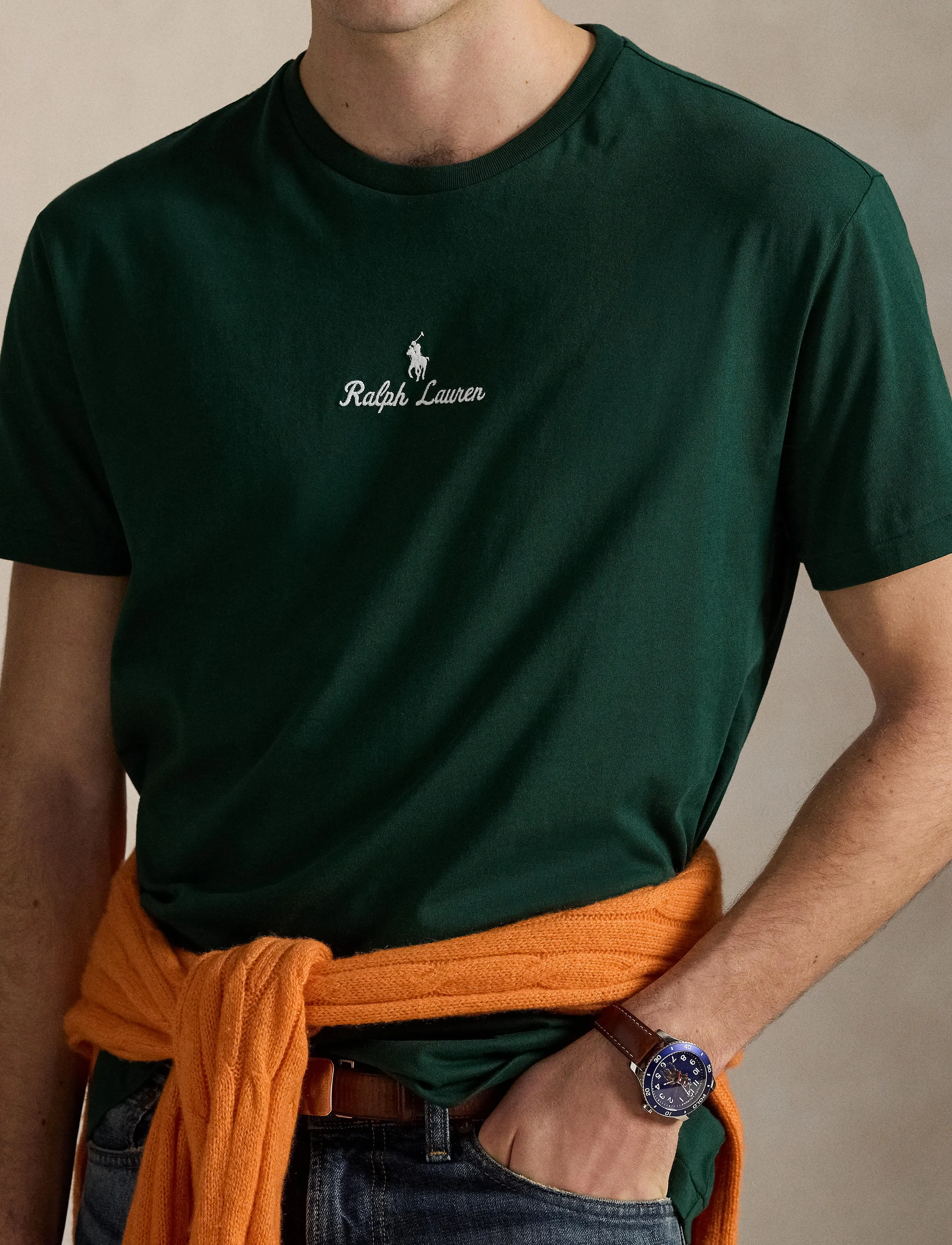 Polo Ralph Lauren Classic Fit Logo Jersey T-Shirt herr – bild 7