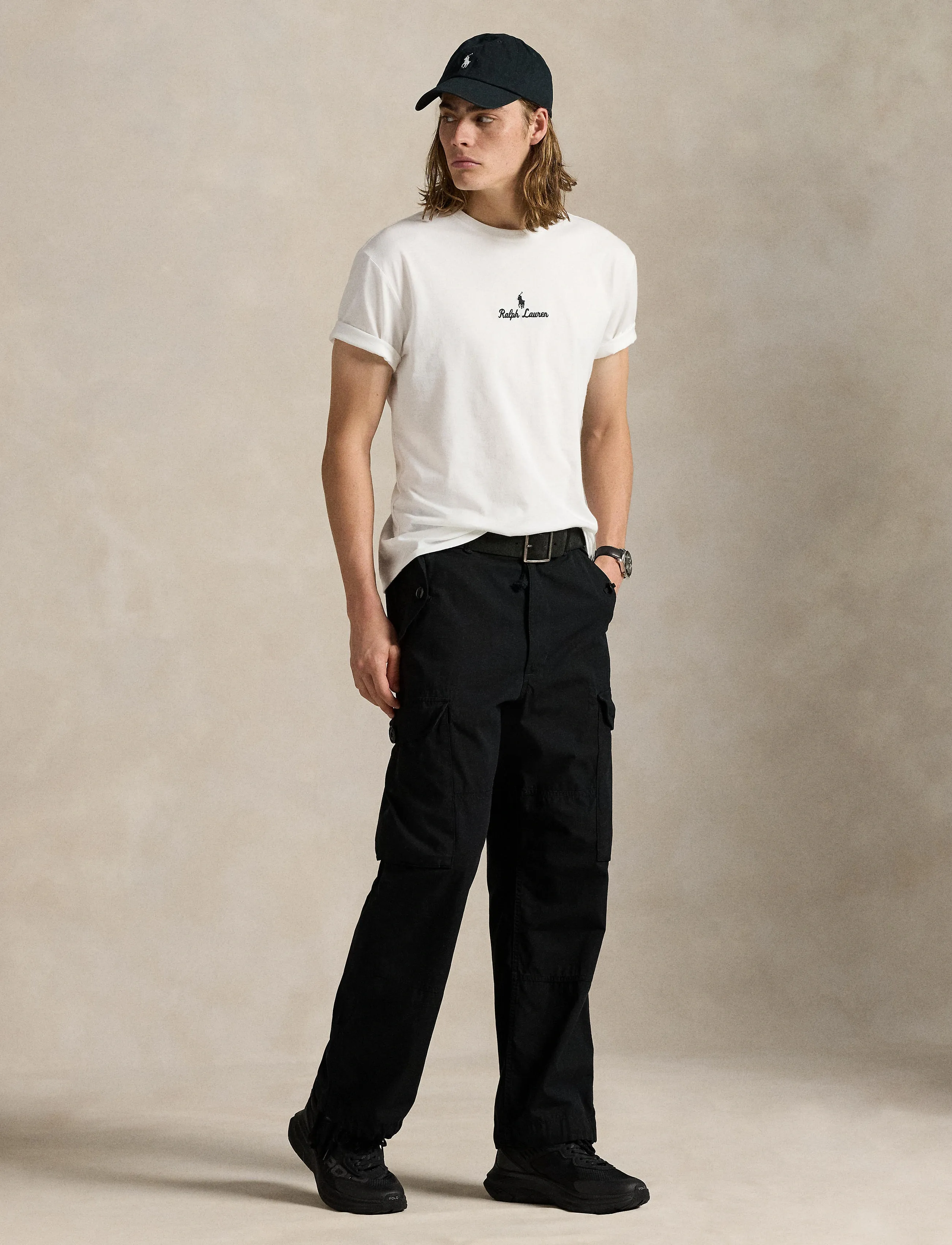 Polo Ralph Lauren Classic Fit Logo Jersey T-Shirt, L, T-shirts, Weiß - Short-sleeved, Männerswear