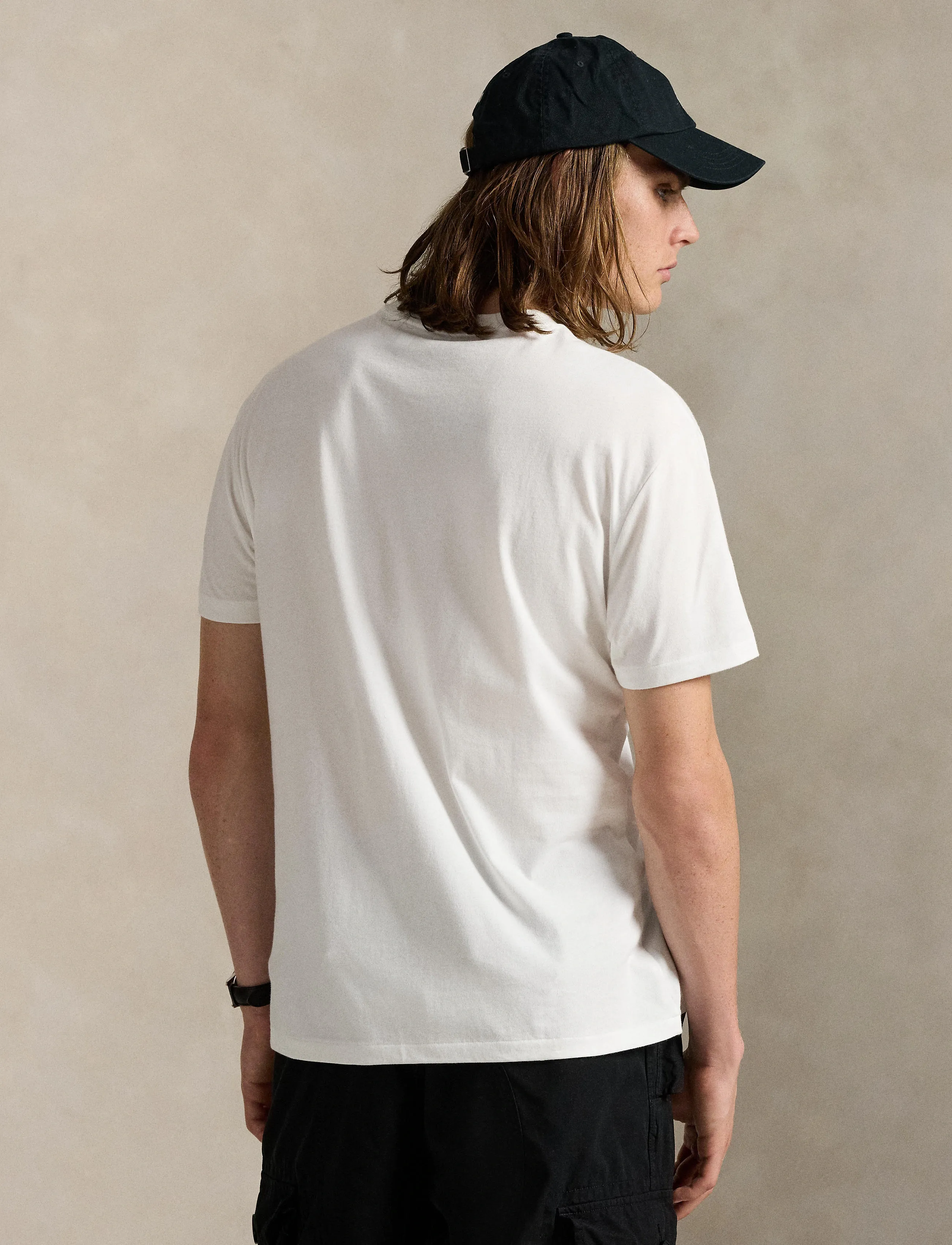 Polo Ralph Lauren - Classic Fit Logo Jersey T-Shirt - stutterma bolir - white - 2