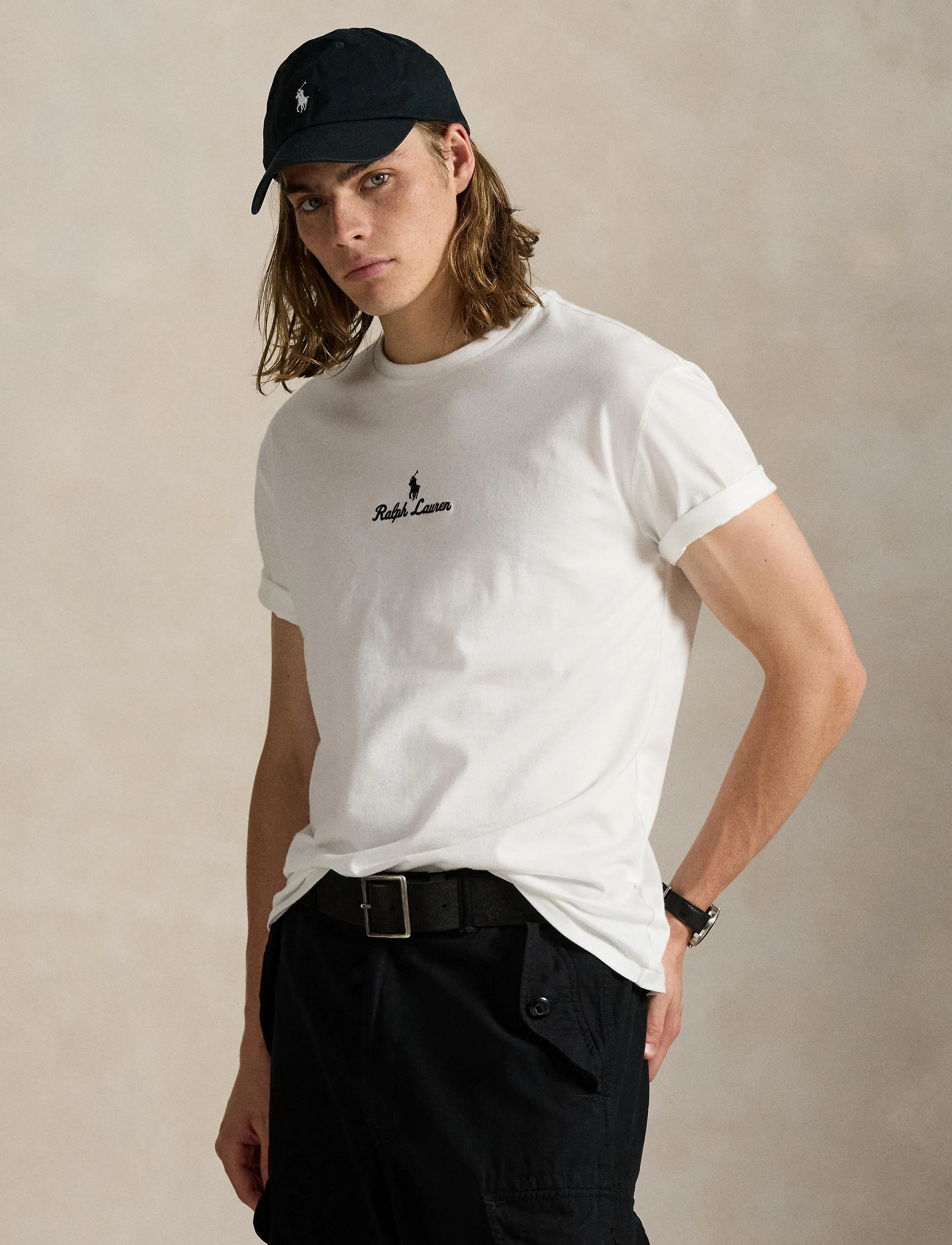 Polo Ralph Lauren - Classic Fit Logo Jersey T-Shirt - stutterma bolir - white - 3