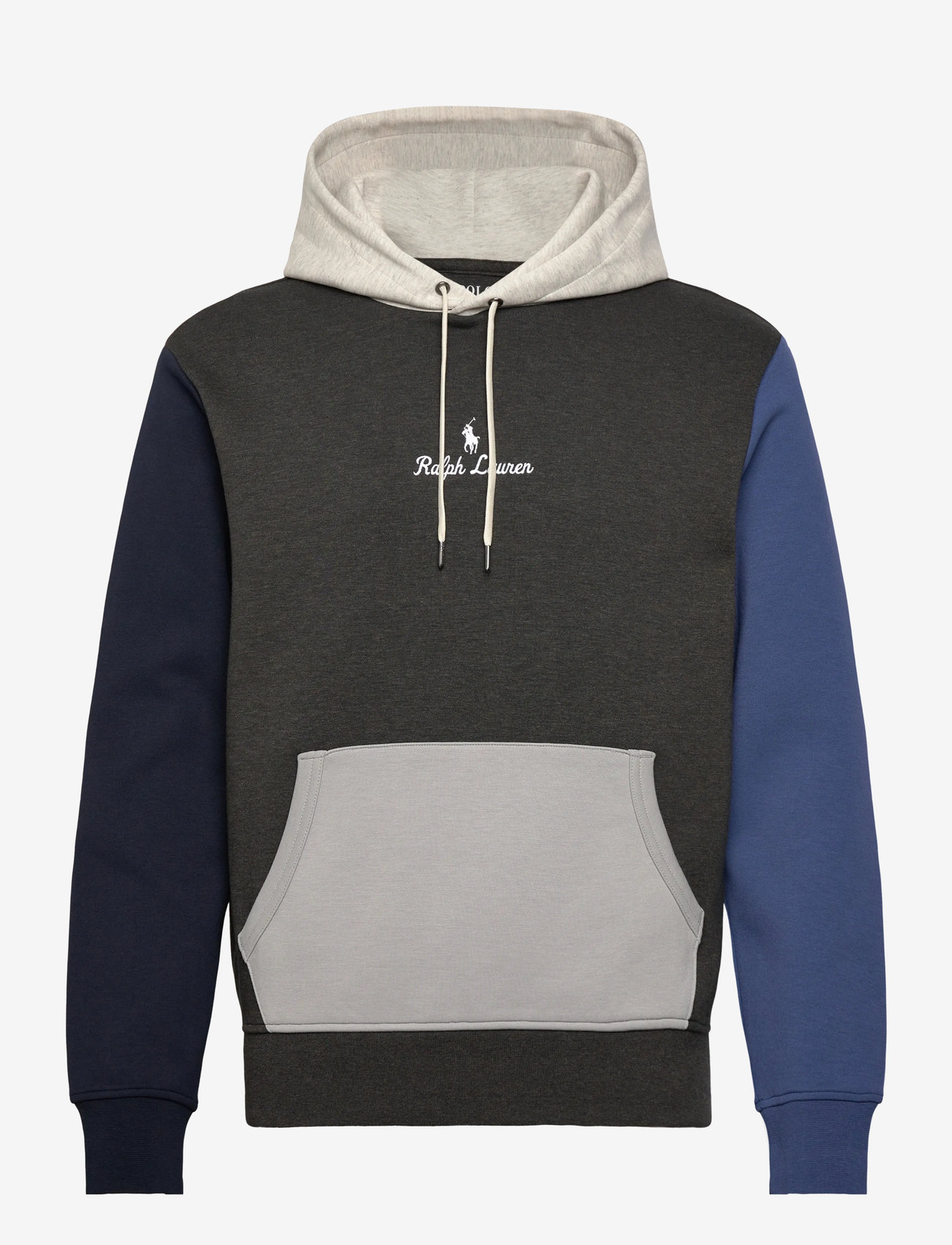 Polo Ralph Lauren - Logo Double-Knit Hoodie - kapuzenpullover - dark charcoal hea - 0