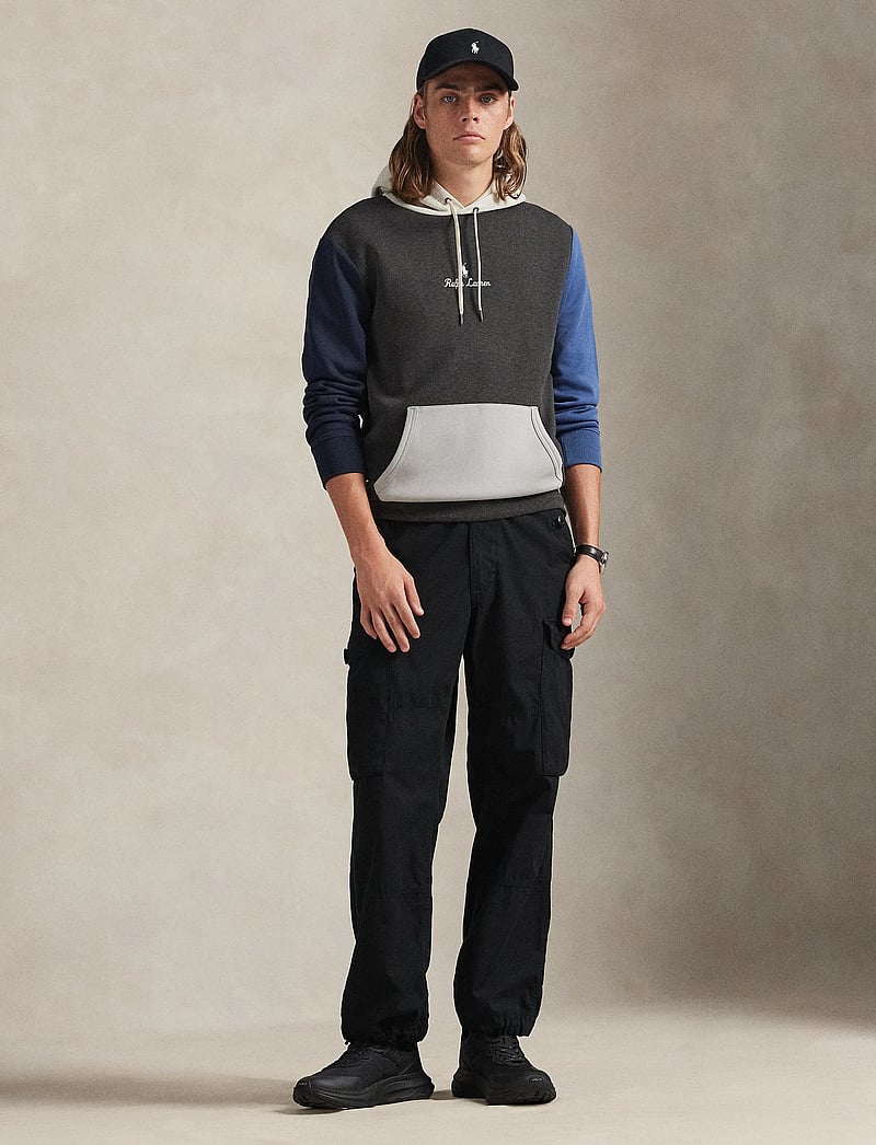 Polo Ralph Lauren - 30/1 DOUBLE KNT CVC-LSL-SWS - sweats à capuche - dark charcoal hea - 0