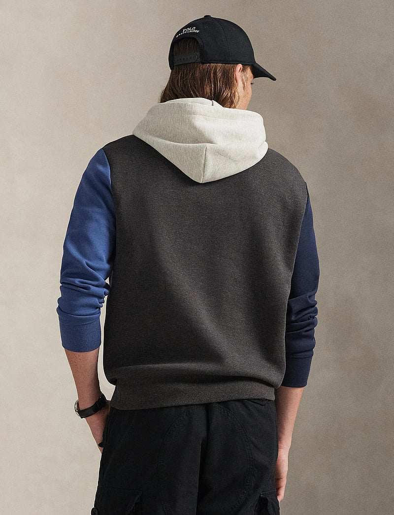 Polo Ralph Lauren - 30/1 DOUBLE KNT CVC-LSL-SWS - sweats à capuche - dark charcoal hea - 3