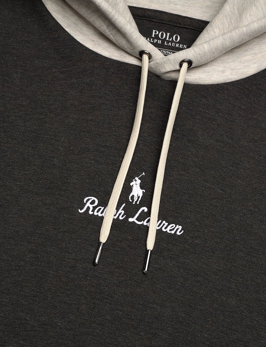 Polo Ralph Lauren - 30/1 DOUBLE KNT CVC-LSL-SWS - sweats à capuche - dark charcoal hea - 4