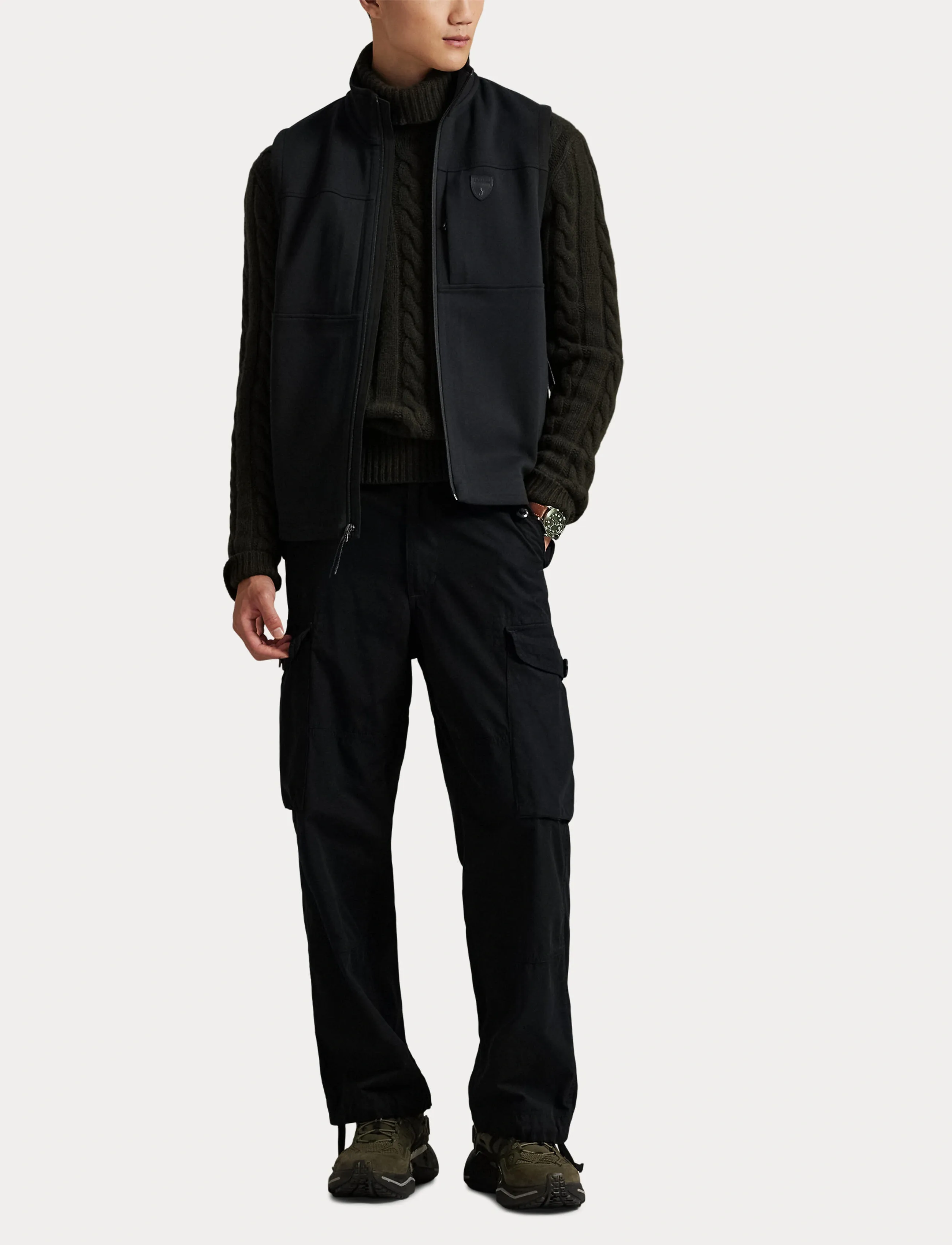 Polo Ralph Lauren - Double-Knit Mockneck Vest - polo black - 4
