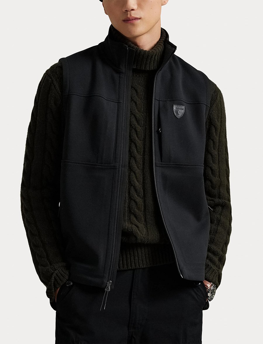 Polo Ralph Lauren - Double-Knit Mockneck Vest - polo black - 5