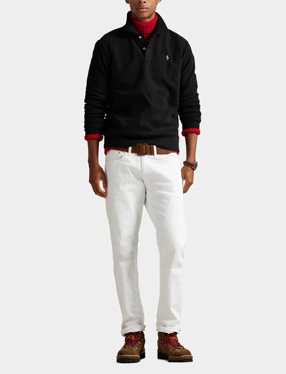 Polo Ralph Lauren - MAGIC POLY FLEECE-LSL-SWS - langærmede poloer - polo black - 4