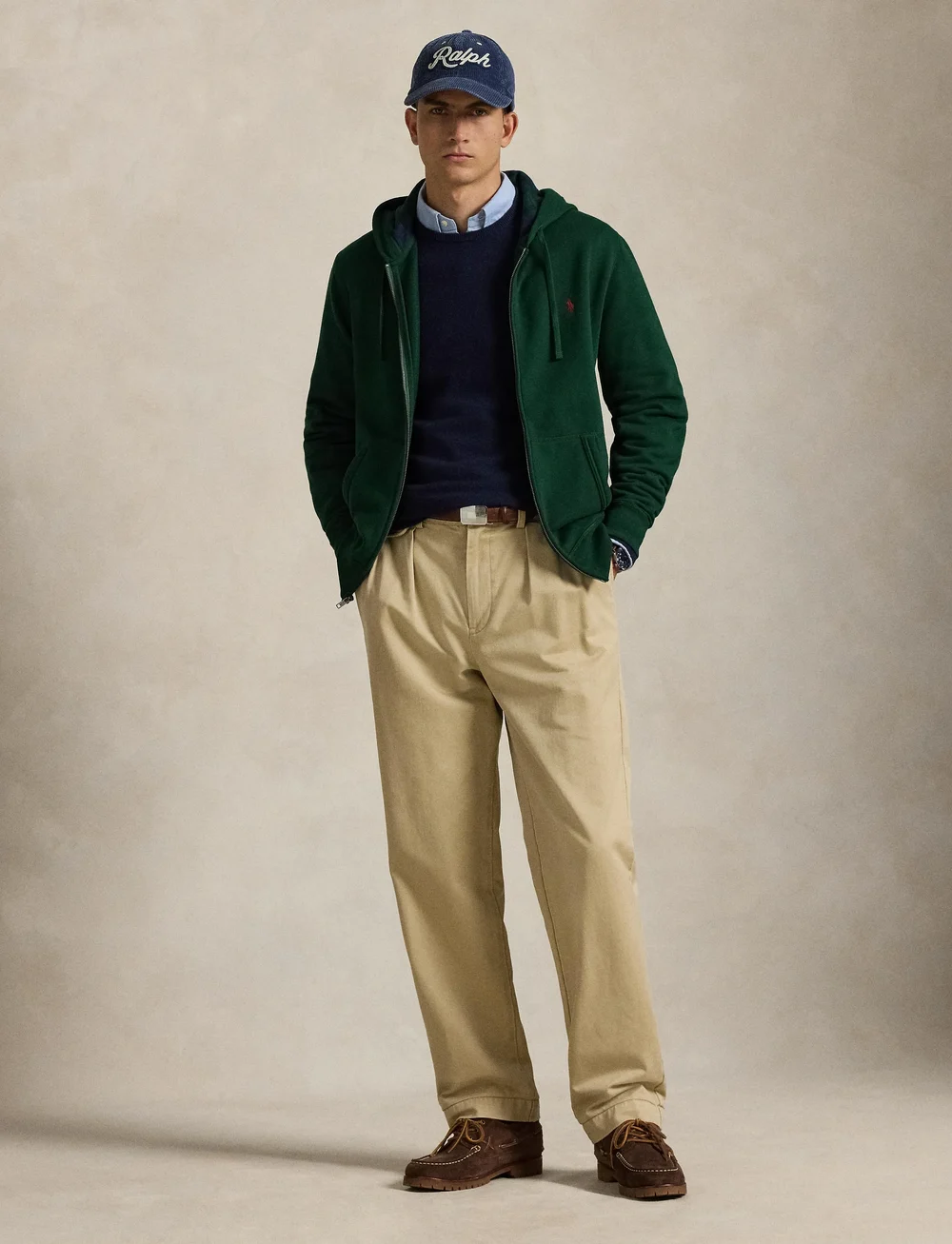 Polo Ralph Lauren - The RL Fleece Full-Zip Hoodie - kapuutsiga dressipluusid - moss agate - 0