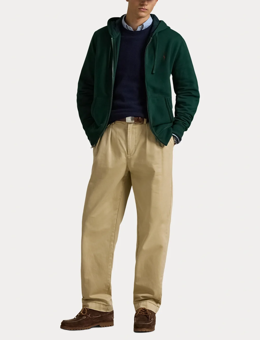 Polo Ralph Lauren - The RL Fleece Full-Zip Hoodie - kapuutsiga dressipluusid - moss agate - 4