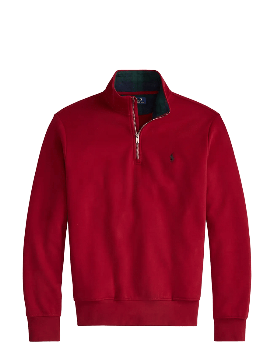 Polo Ralph Lauren - The RL Fleece Quarter-Zip Sweatshirt - osta olukorra järgi - holiday red - 1