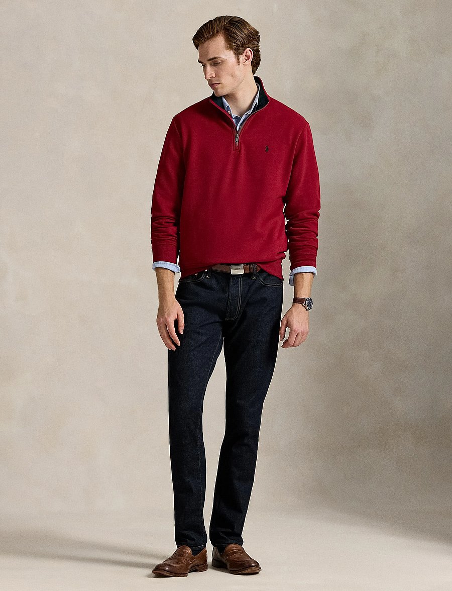 Polo Ralph Lauren - The RL Fleece Quarter-Zip Sweatshirt - osta olukorra järgi - holiday red - 0