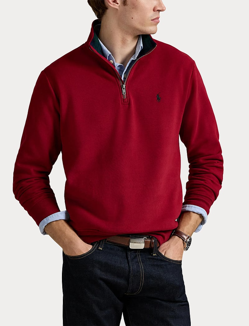 Polo Ralph Lauren - The RL Fleece Quarter-Zip Sweatshirt - shop efter anledning - holiday red - 5