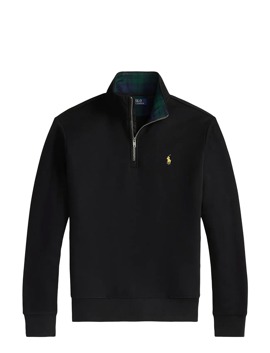 Polo Ralph Lauren - The RL Fleece Quarter-Zip Sweatshirt - polo black - 1