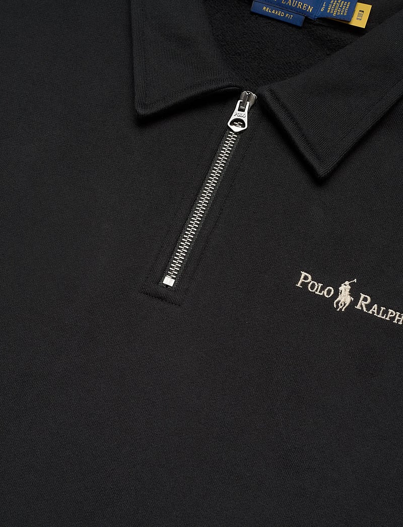 Polo Ralph Lauren - Relaxed Fit Logo Fleece Sweatshirt - tõmblukk-kaelusega dressipluusid - polo black - 2