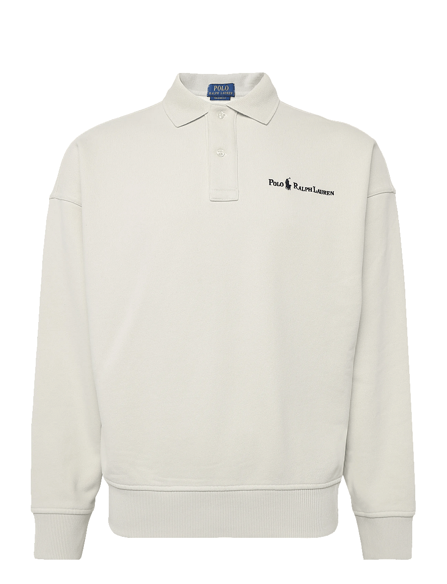 Polo Ralph Lauren - Relaxed Fit Logo Collared Sweatshirt - shop efter anledning - stone pebble - 1