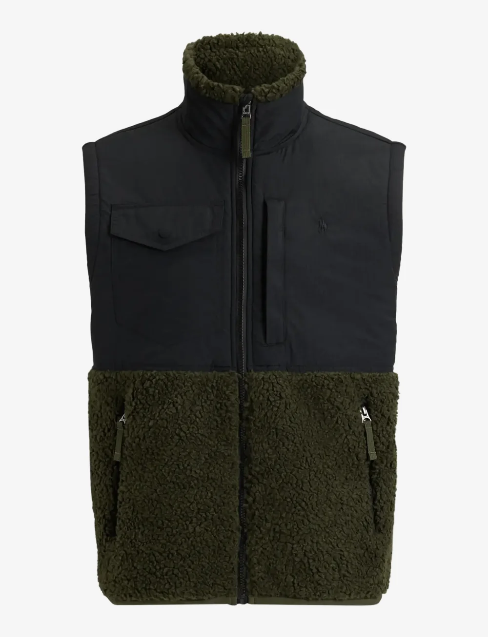Polo Ralph Lauren - BONDED HI-PILE-VST - vestid - company olive/pol - 1