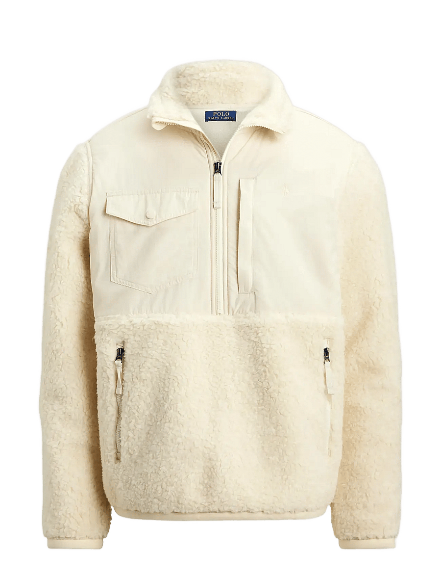 Polo Ralph Lauren - Hybrid Half-Zip Pullover - pulls en tissu peluche - andover cream - 1