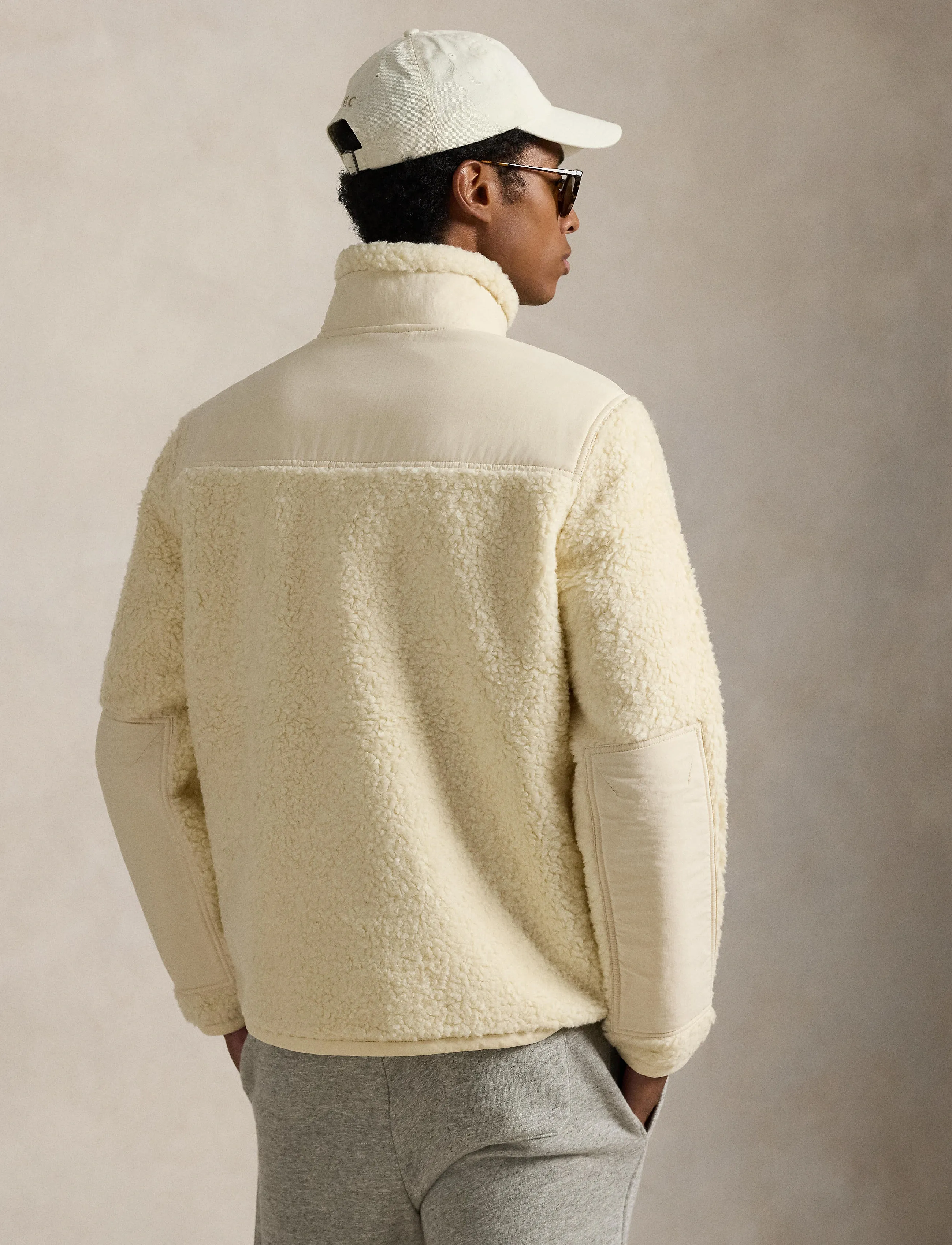 Polo Ralph Lauren - Hybrid Half-Zip Pullover - fleecetrøjer - andover cream - 2