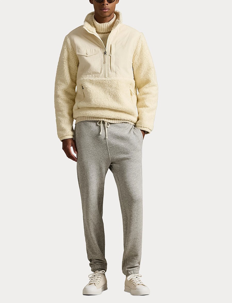 Polo Ralph Lauren - Hybrid Half-Zip Pullover - pulls en tissu peluche - andover cream - 4