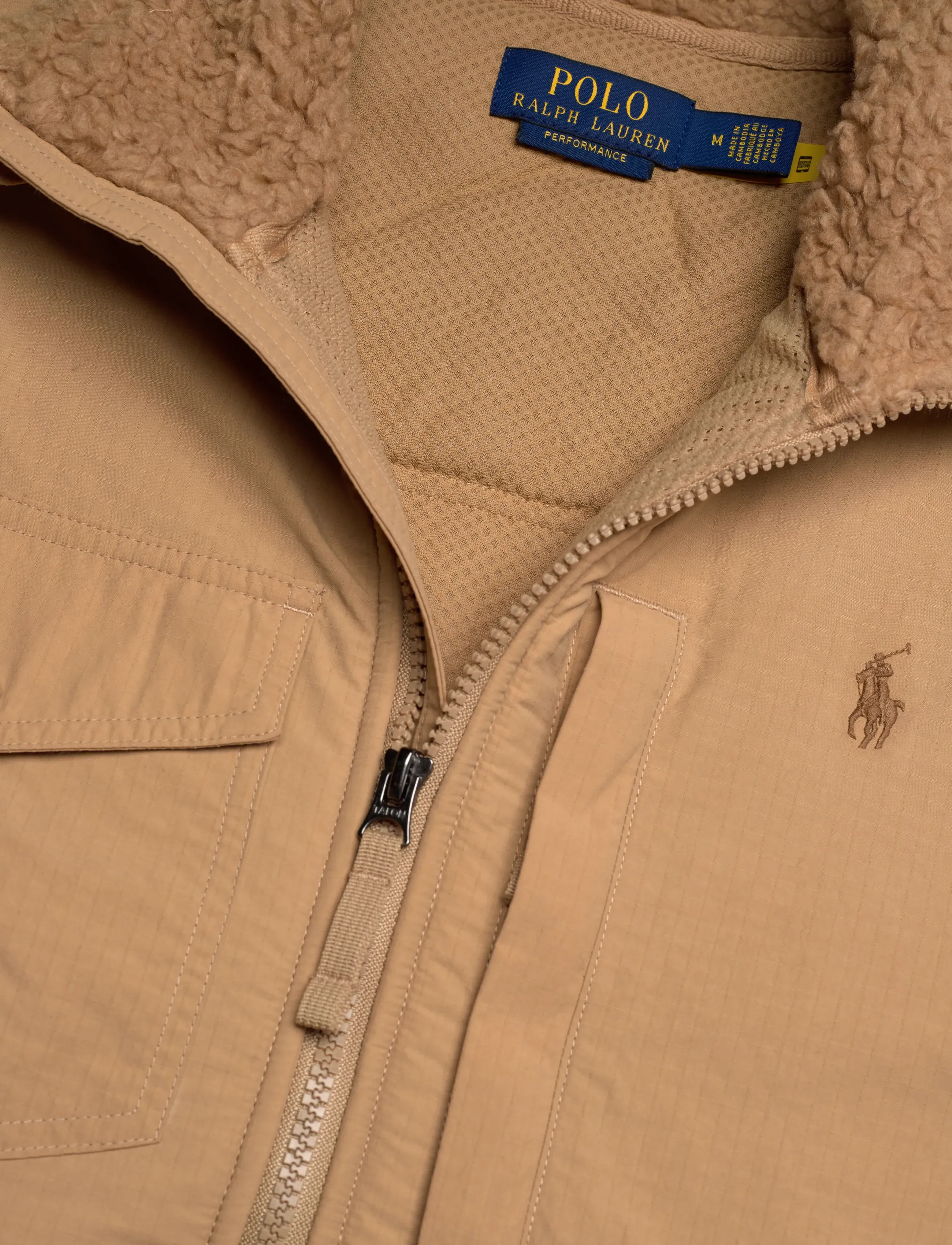 Polo Ralph Lauren - Hybrid Half-Zip Pullover - fleecetrøjer - classic camel - 5