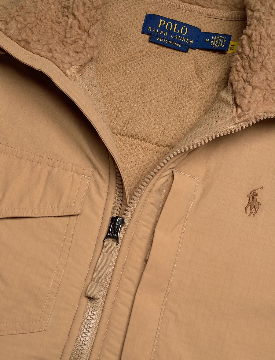 Polo Ralph Lauren - Hybrid Half-Zip Pullover - pulls en tissu peluche - classic camel - 5
