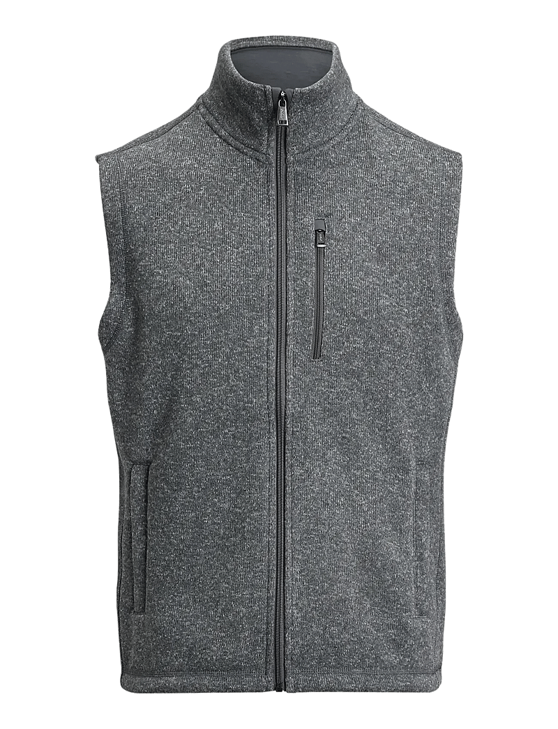 Polo Ralph Lauren - Brushed Fleece Mockneck Vest - veste - fortress grey hea - 1