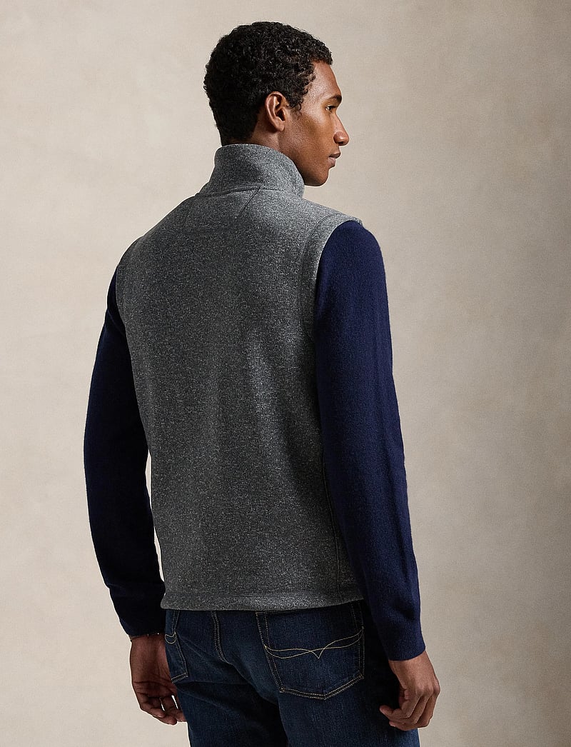 Polo Ralph Lauren - Brushed Fleece Mockneck Vest - veste - fortress grey hea - 2