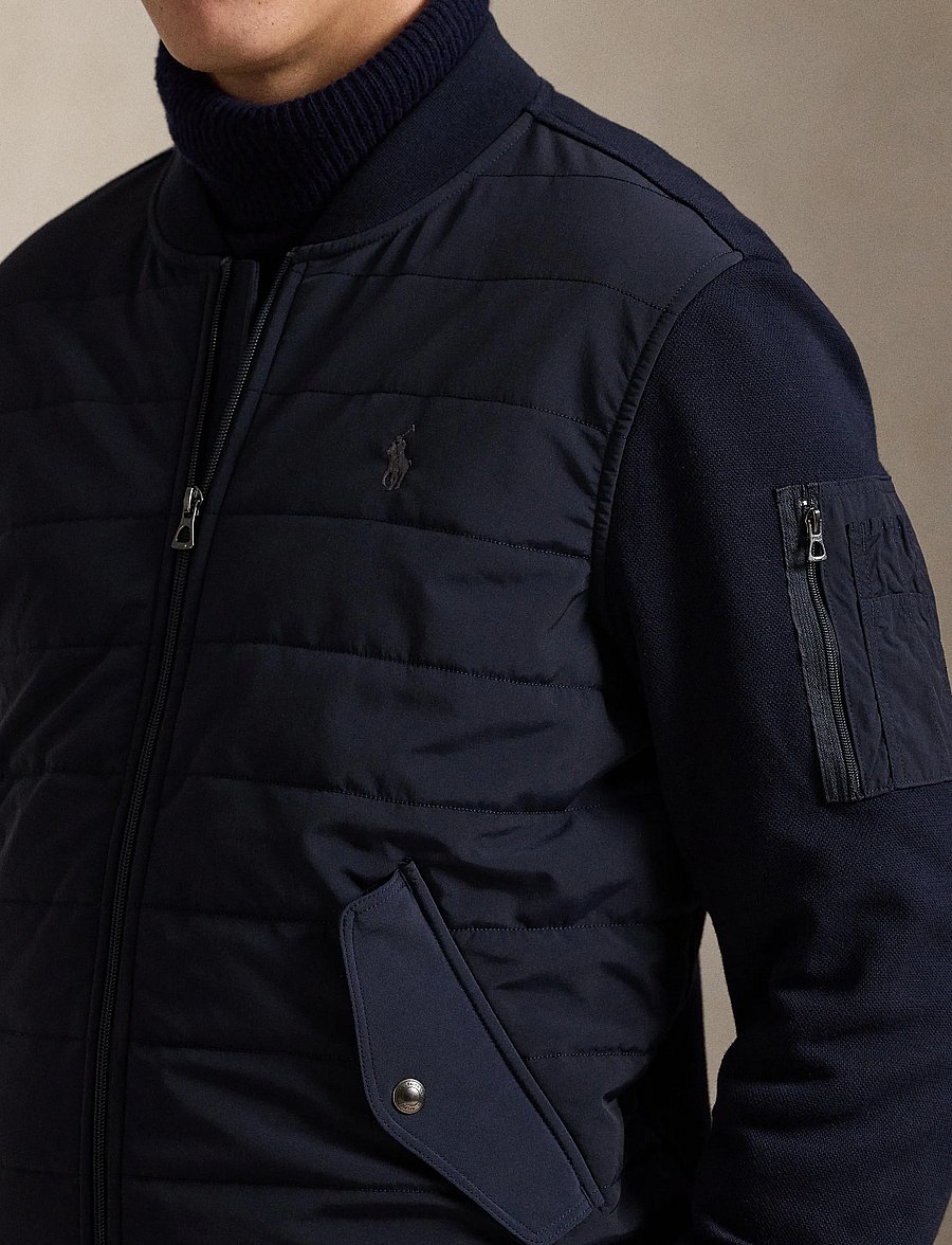 Polo Ralph Lauren - Hybrid Bomber Jacket - hybridjakker - aviator navy - 4