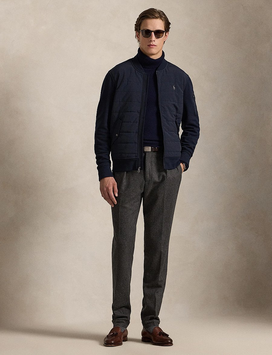 Polo Ralph Lauren - Hybrid Bomber Jacket - hybridjakker - aviator navy - 5