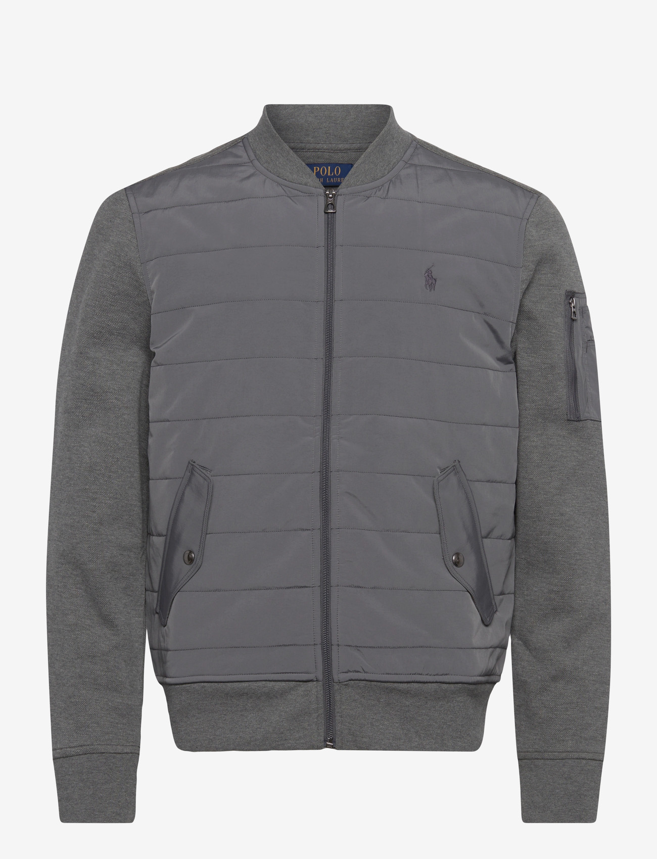Polo Ralph Lauren - Hybrid Bomber Jacket - hybridjakker - fortress grey hea - 0