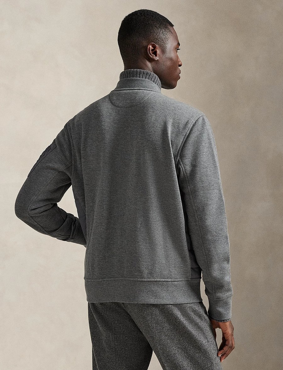 Polo Ralph Lauren - Hybrid Bomber Jacket - hybrid-jacken - fortress grey hea - 3