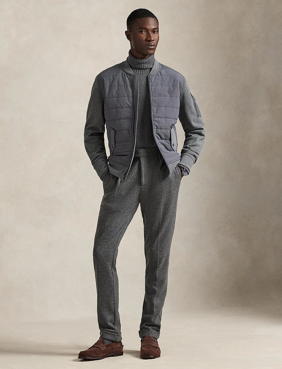 Polo Ralph Lauren - Hybrid Bomber Jacket - hybrid-jacken - fortress grey hea - 4