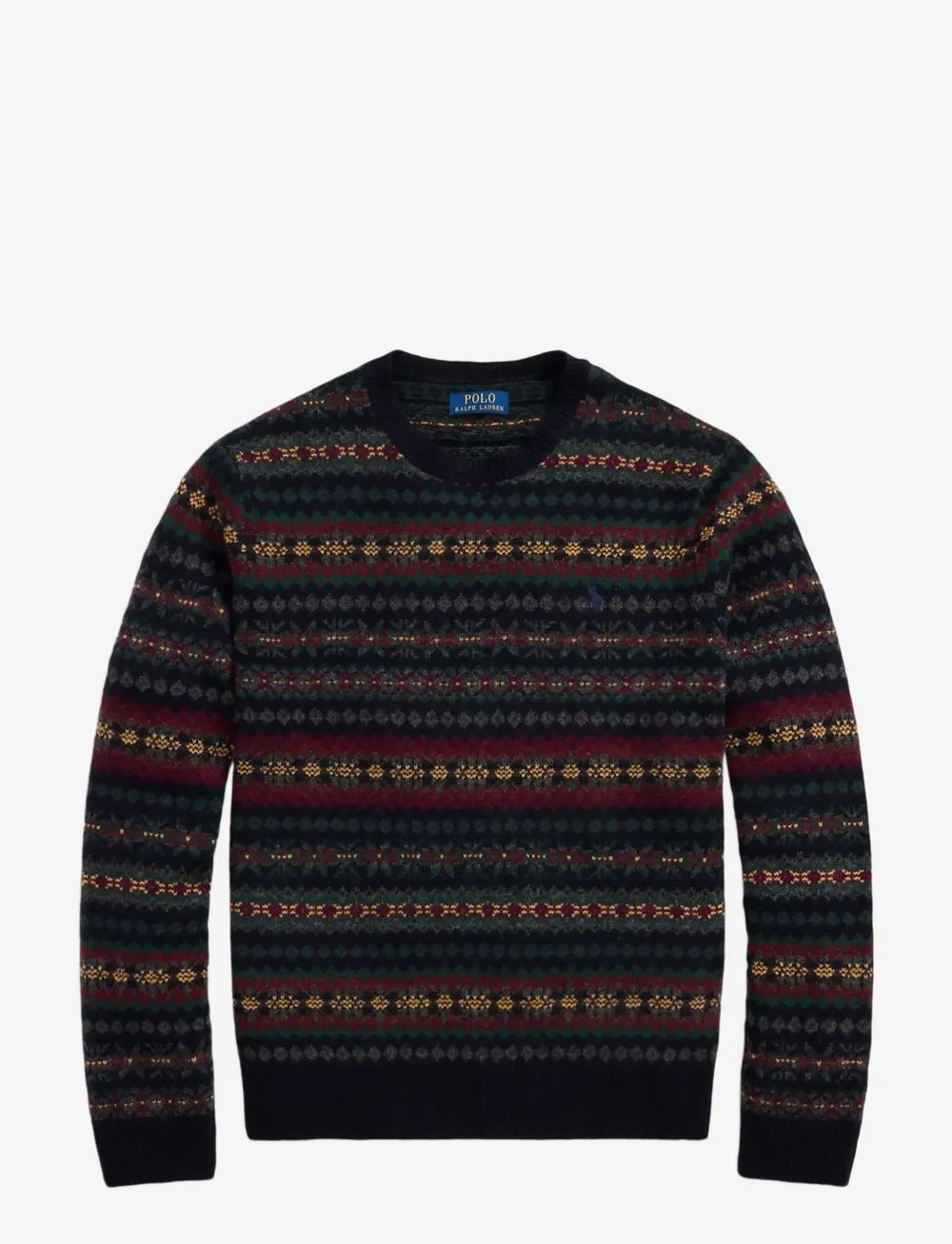 Polo Ralph Lauren - Fair Isle Wool Sweater - rund hals - navy combo - 1